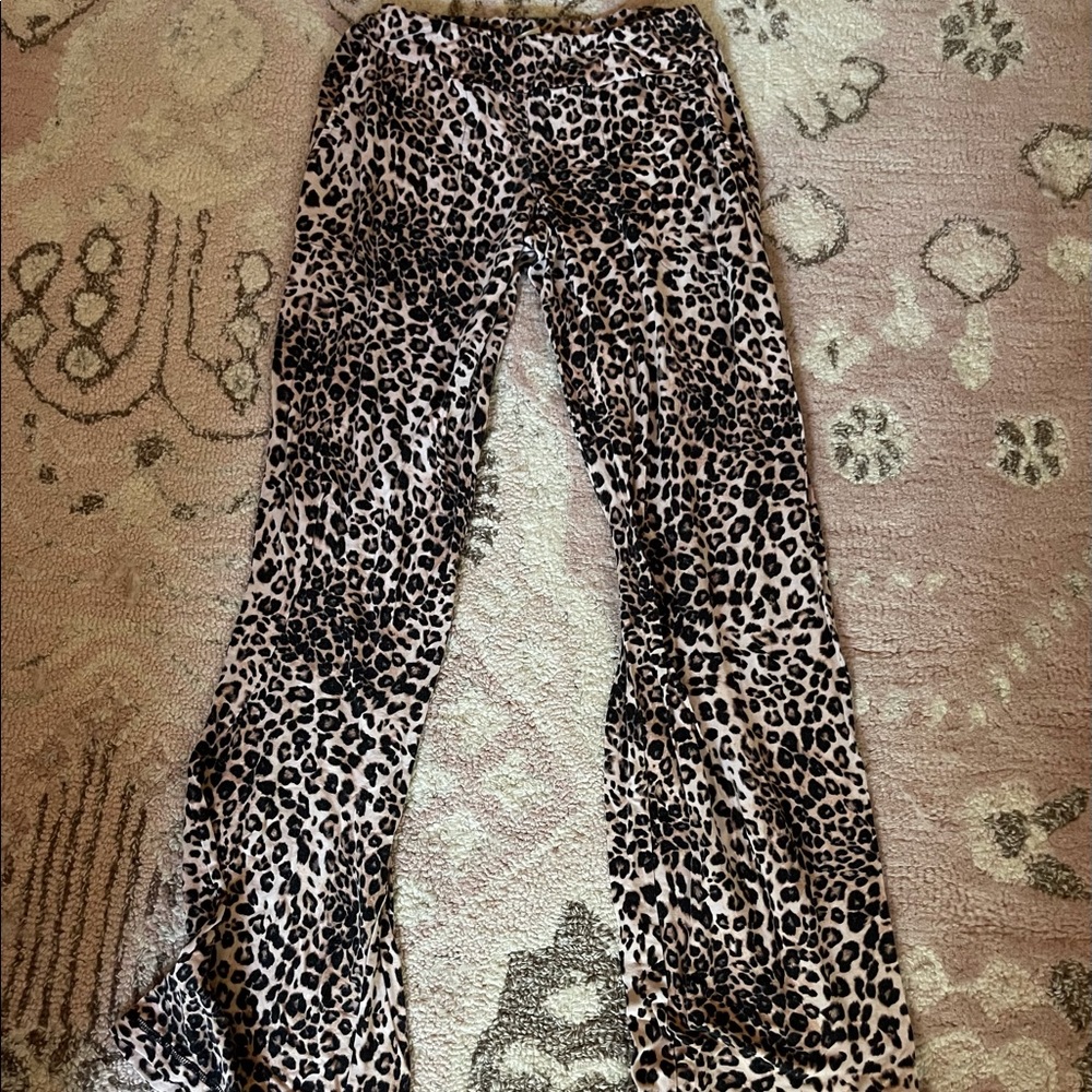 Soma cheetah print pajama pants size XS